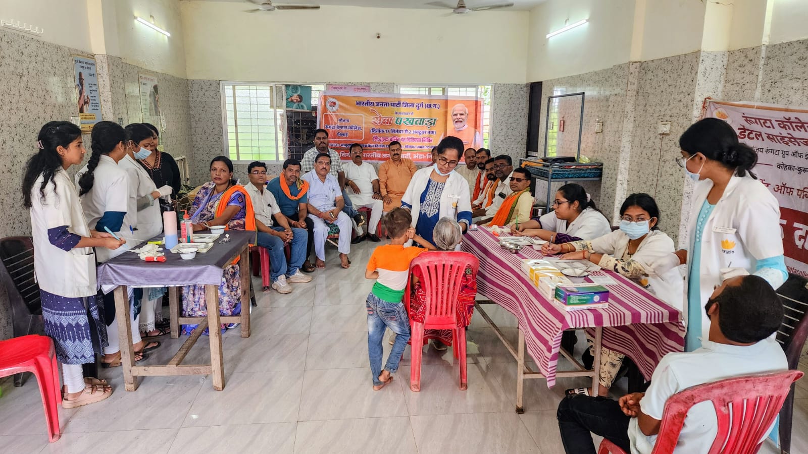 Free dental camp organized during Seva Pakhwada program