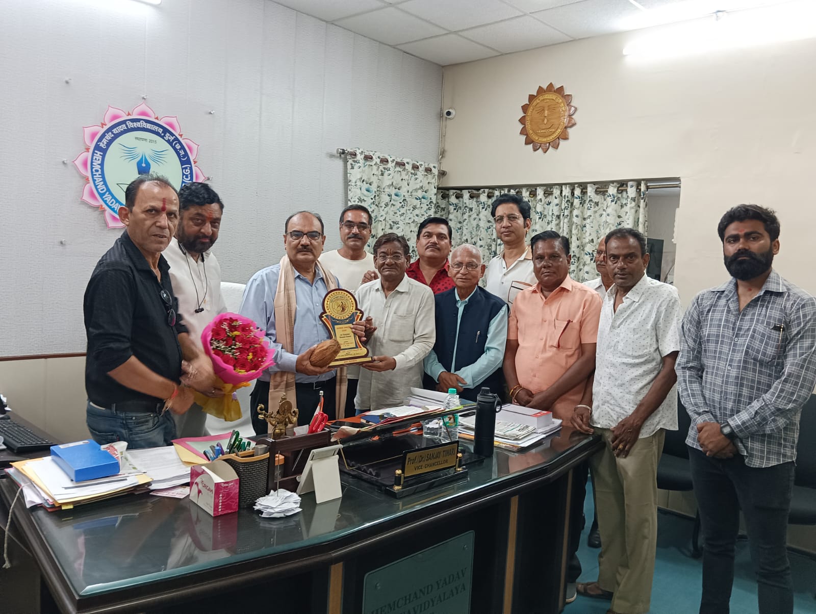 Sarva Brahmin Samaj honored the Vice Chancellor of the University on Teacher's Day