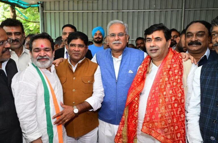 National General Secretary and former Chief Minister Bhupesh Baghel