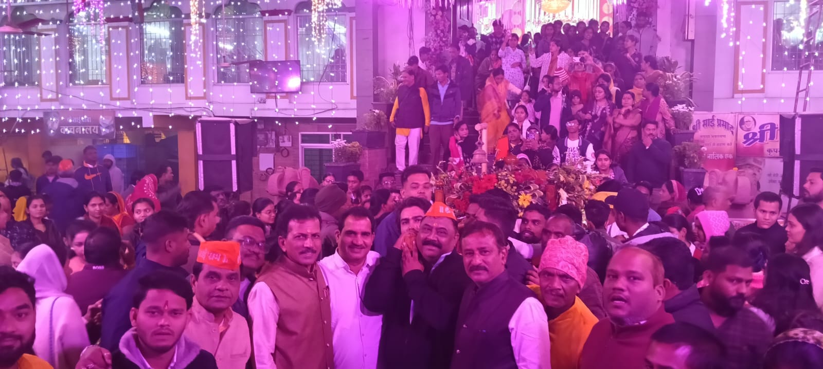 The Sai Festival concludes with a procession, and devotees flock to the Bhandara to partake of the Mahaprasad