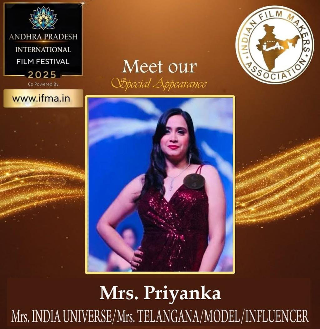 Chhattisgarh's daughter Priyanka brought glory to Chhattisgarh and her family becoming Mrs. Telangana 2025