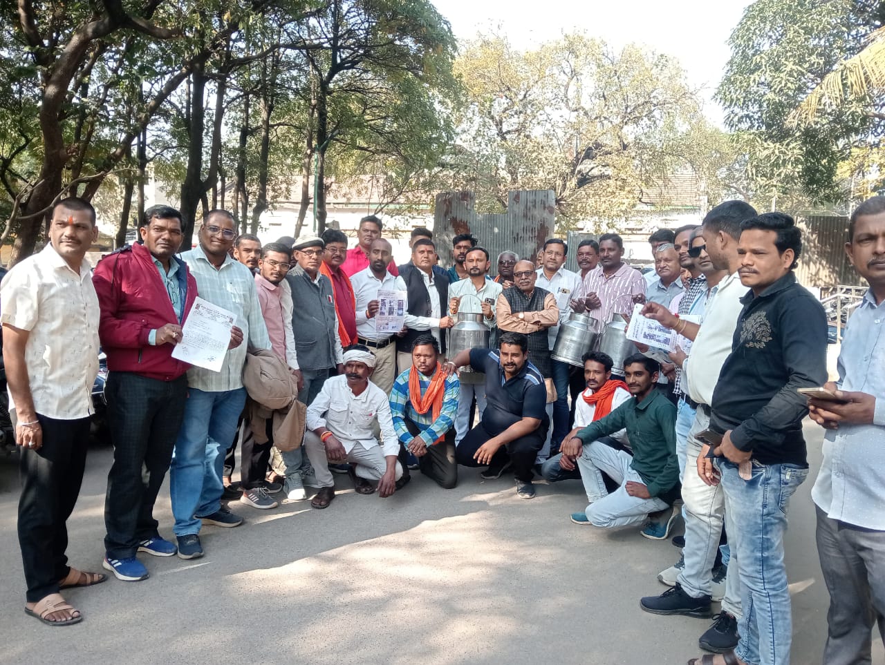 Demand for action against dairy spreading propaganda against cow rearing community, otherwise warning of fierce agitation