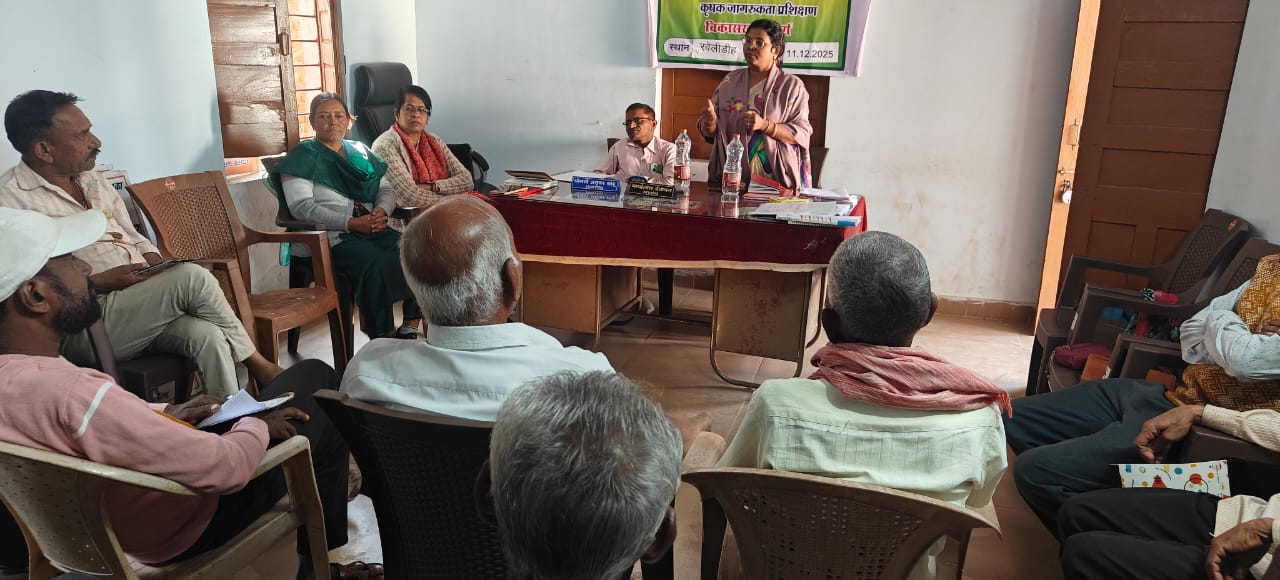 Farmers learned about new techniques of soil testing, fertilizer management, and use of organic manure