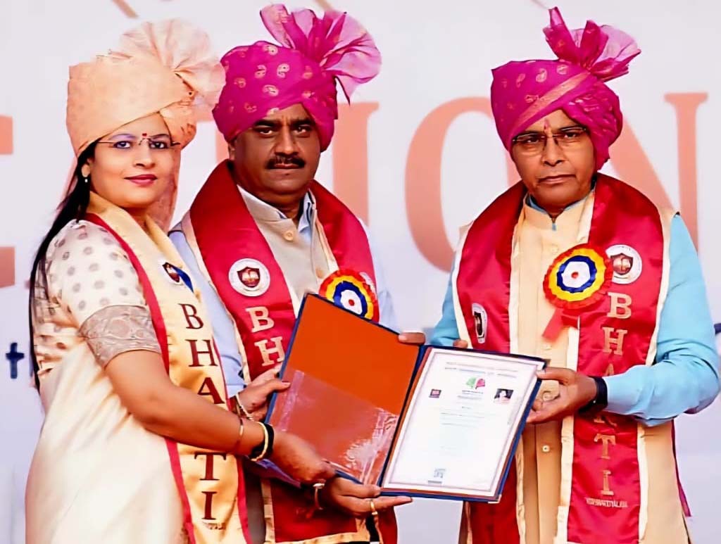Teacher Dr. Shweta Dubey was awarded PhD in Chemistry