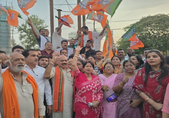 BJP Celebrates in Durg