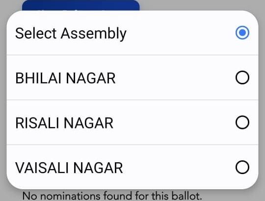 Chhattisgarh Youth Congress organizational elections