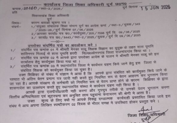 Durg Education Department