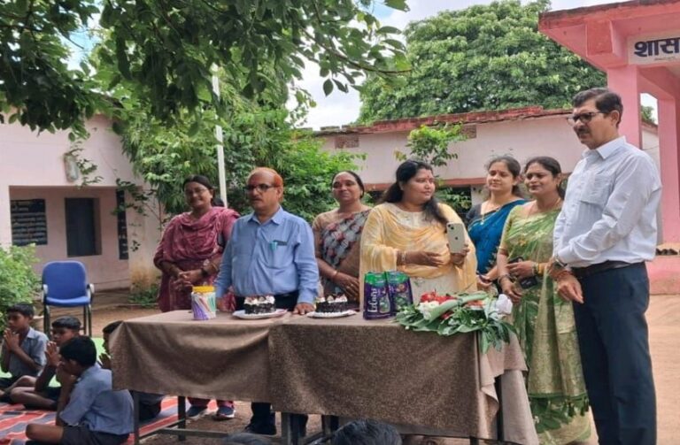 District Education Officer Arvind Mishra